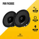 Alto Falante Taramps 6 polegadas Fh 300s 4 Ohms 150wrms (par)
