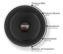 Alto Falante Taramps 7 Driver 10' Mh 420  Seven Woofer 4ohms