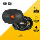 Par Alto Falantes Triton Mbx 520 Woofer 260w Rms 6x9 Pol