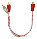 Cabo Rca Asx Silicone Y 2 Macho E 1 Fêmea