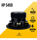 Alto Falante Subwoofer Hard Power Hp S450 8 Polegadas 4 Ohms