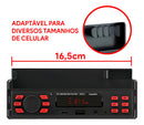 Rádio Mp3 Pra Carro Com Suporte Para Celular E Bluetooth