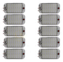 10x Luminaria Led Bivolt 12v/24v 15cm - A Prova D'agua - Asx