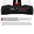 Modulo Amplificador Taramps Md 5000.1 4 Ohms Som Automotivo Branco