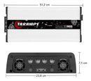 Modulo Taramps Smart 8 Amplificador 8000w Smart8 1 Ohm Ou 2 Ohms Digital Potencia 8000wrms Multi Impedancia Barra Som Automotivo