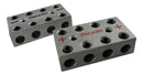 Par Barramento Bloco Distribuidor 4x4 Vias 10/70mm Zendel