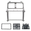 Moldura Painel 7 Polegadas Hyundai Hr Ar Digital Prata 6032 Prata