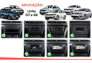 Moldura Multimida 9 Vw Linha G7 G8 Gol Voyage Saveiro Preta