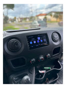 Moldura Fiamon 2 Din Renault Master 2014 A 2026 4091 Preta Fosca