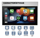 Central Multimídia 7 Polegadas Android 2gb Ram + 32gb Radio Preto (AT-PLUS-7)