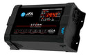 Fonte Carregador Automotivo JFA Storm 100A Bivolt com Medidor Preto