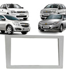 Moldura 2 Din Fiamon Vectra Meriva Corsa Montana Prata 2387 Prata