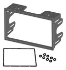 Moldura Painel 2 Din Golf Polo Fox Fiesta Ecosport 4052 Prata