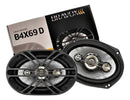 Par Alto Falante Bravox B4x69 D 6x9 Polegadas Quadriaxial 300wrms