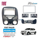 Moldura 2din Palio G2, Siena E Strada Fire 02/14 Preto 4279 Preto