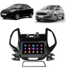 Moldura 7 Pol Ford Ka E Ka+ 19/21 Black Piano Fiamon 4072