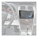 Moldura 2 Din Multimidia Dvd Mp5 Corolla 2008 A 2013 - 2870 Grafite