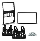 Moldura De Painel 2 Din Parati 1994 A 2003 Preto Fiamon