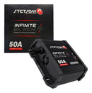 Fonte Carregador STETSOM Infinite 50a Amperes Som Automotivo Para Caixa Bob Som Carro Paredão 12v Bivolt Carregador Partida Bateria Bancada Teste Alimentação Fita Led câmera CFTV Dynamic Smart Cooler