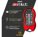 Controle Longa Distancia Stetsom Sx2 Ultra Usb Recarregável Vermelho