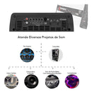 Modulo Taramps Smart 8 Amplificador 8000w Smart8 1 Ohm Ou 2 Ohms Digital Potencia 8000wrms Multi Impedancia Barra Som Automotivo