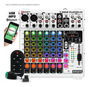 Mesa De Som 6 Canais Player Multicolor T0602 Mixer Taramps T 0602 Equalizador 4 Bandas Mp3 Usb Fm Bluetooth 78 Efeitos Rgb Led Efeito Echo FX Microfone Violão Som Automotivo Profissional Igreja