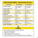 Fonte Usina Hv5000 Alta Voltagem 20 A 24 Baterias 25a Mono Hv5000-20-24b