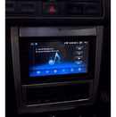 Moldura Painel 2 Din Golf Polo Fox Fiesta Ecosport 4052 Prata