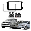 Moldura 2 Din Jetta Passat Variant Tiguan Black Piano 2437 Black Piano