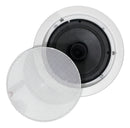 Arandela Redonda Alto Fal. 6 Full-range 30w Rms 8 Ohms Cor Branco