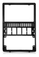 Moldura De Painel 2 Din Parati 1994 A 2003 Preto Fiamon