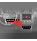 Moldura 2 Din Gol G5 Saveiro E Voyage Suporte 4 Botões 4284 Prateado