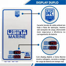 Fonte E Carregador De Bateria Nautico SPARK ELETRONICS Usina Marine Branco 12v 60a