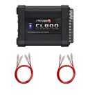 Modulo Stetsom Cl800.4  2 OHMS + 2x Cabos RCA Blindado Stetsom vermelho