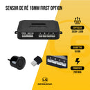 Sensor De Estacionamento Ré 18mm First Option vermelho