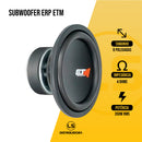 Alto Falante Som Carro Etm 10 Pol Subwoofer 350w 4 Ohms