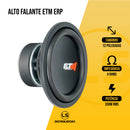 Alto Falante Grave 12 Polegadas Etm Erp12 Subwoofer 350 Rms