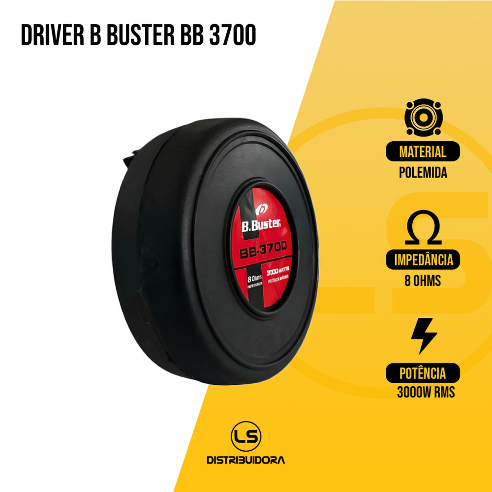 Super Driver Corneta B.buster Bb-3700d 3000w 8 Ohms