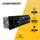 Som Automotivo ASX8002 Mp3 Player Standard 1 Usb E Bluetooth