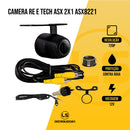Câmera De Ré Colorida 2 Em1 Automotiva asx