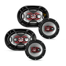 Alto Falante Bravox Kit Facil 6 + Triaxial Quadriaxial 6x9