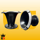 Cone Aluminio Hl-1450 Curto Trio Expansor Kallaus Jarrão preto