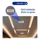 Arandelas Teto Quadrada Plástico Fiamon Alto Falante 6