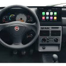 Moldura 2 Din Multimidia Mp5 9 Pol Uno Mille Fiorino 6098 Preto