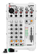 Mesa de Som Taramps T0302 3 Canais Mixer Equalizador 4 Bandas