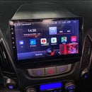 Moldura 9 Pol Hyundai Ix35 Acima De 2010 Preta Fiamon 6079 Preto Fosco